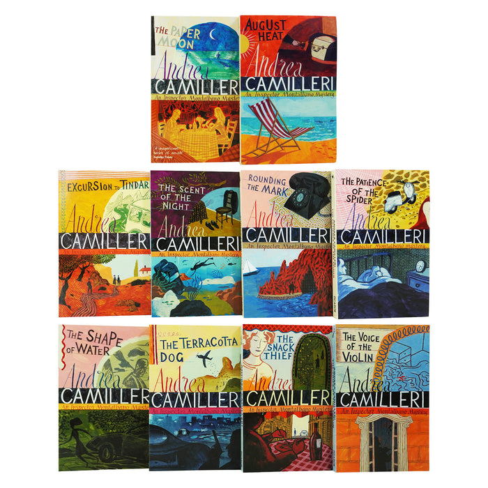 Inspector Montalbano Mysteries Series Books 1 To 10 by Andrea Camilleri - Fiction - Paperback Fiction Picador