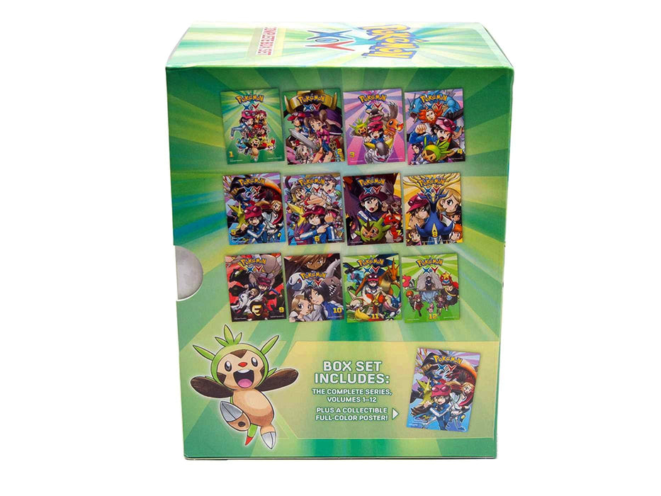 Pokémon X Y Complete 12 Books Box Set (Pokémon Manga Box Sets) By Hidenori Kusaka - Ages 7-9 - Paperback 7-9 Viz Media