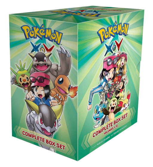 Pokémon X Y Complete 12 Books Box Set (Pokémon Manga Box Sets) By Hidenori Kusaka - Ages 7-9 - Paperback 7-9 Viz Media
