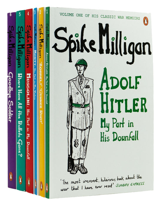 Milligan Memoirs Series by Spike Milligan 6 Books Collection Set - Fiction - Paperback Fiction Penguin