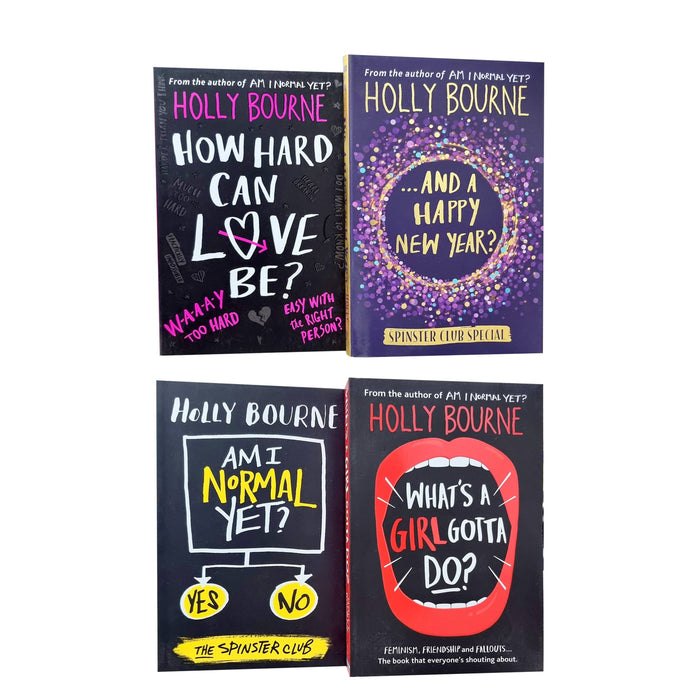 The Spinster Club Series 4 Books Collection Set By Holly Bourne - Ages 14+ - Paperback/Hardback Young Adult Usborne