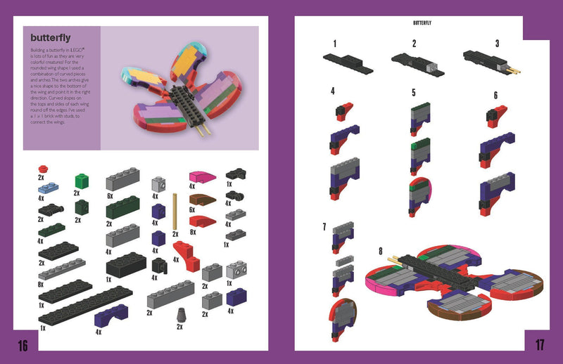 Brick Animals: 40 Clever & Creative Ideas to Make from Classic Lego (Brick Builds Books) - Ages 5-7 - Paperback 5-7 Buster Books