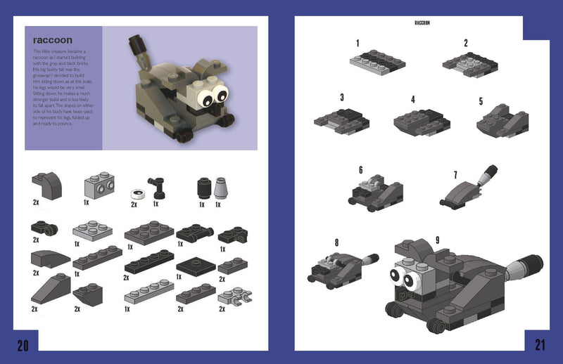 Brick Animals: 40 Clever & Creative Ideas to Make from Classic Lego (Brick Builds Books) - Ages 5-7 - Paperback 5-7 Buster Books