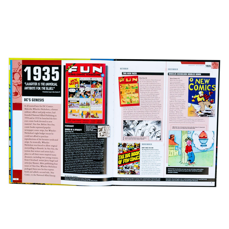 DC Comics A Visual History 8 Books Box Set - Ages 9-14 - Hardback 9-14 Dorling Kindersley