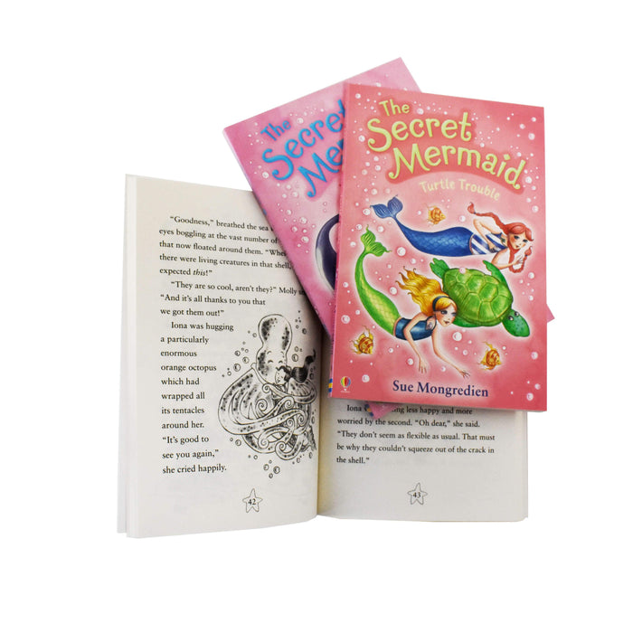 The Secret Mermaid 12 Book Collection - Ages 7-9 - Paperback - Sue Mongredien 7-9 Usborne Publishing
