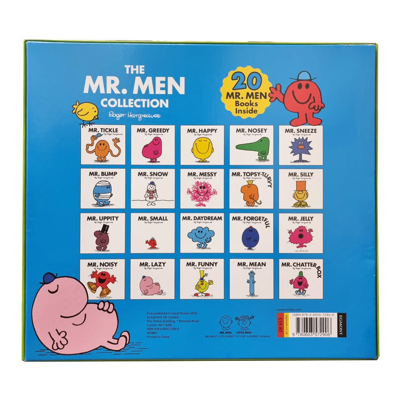 The Mr. Men Collection 20 books Box Set By Roger Hargreaves - Ages 5+ - Paperback 5-7 Egmont