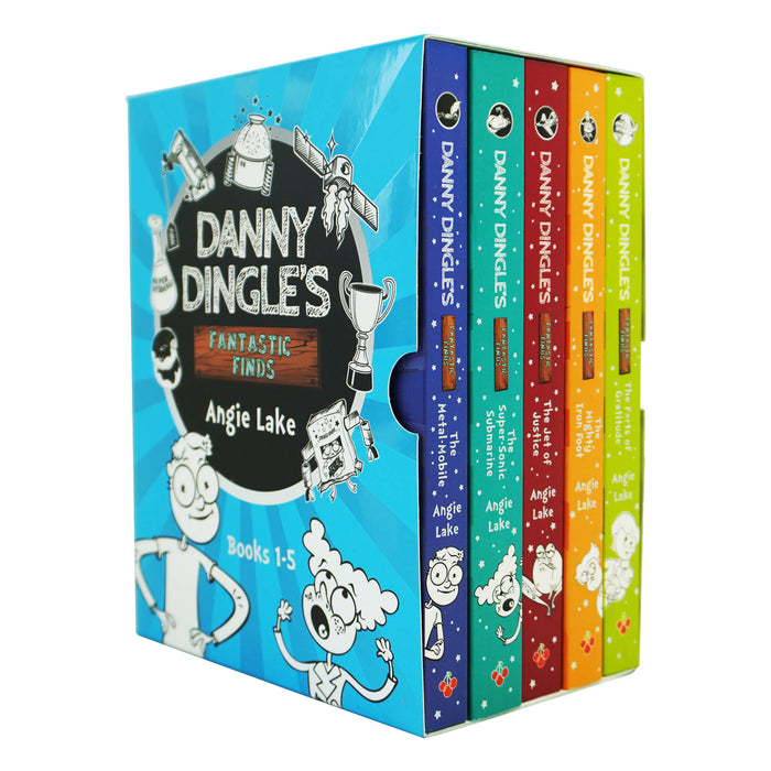 Danny Dingle's Fantastic Finds 5 Books Box Set By Angie Lake - Ages 7-9 - Paperback 7-9 Sweet Cherry Publishing