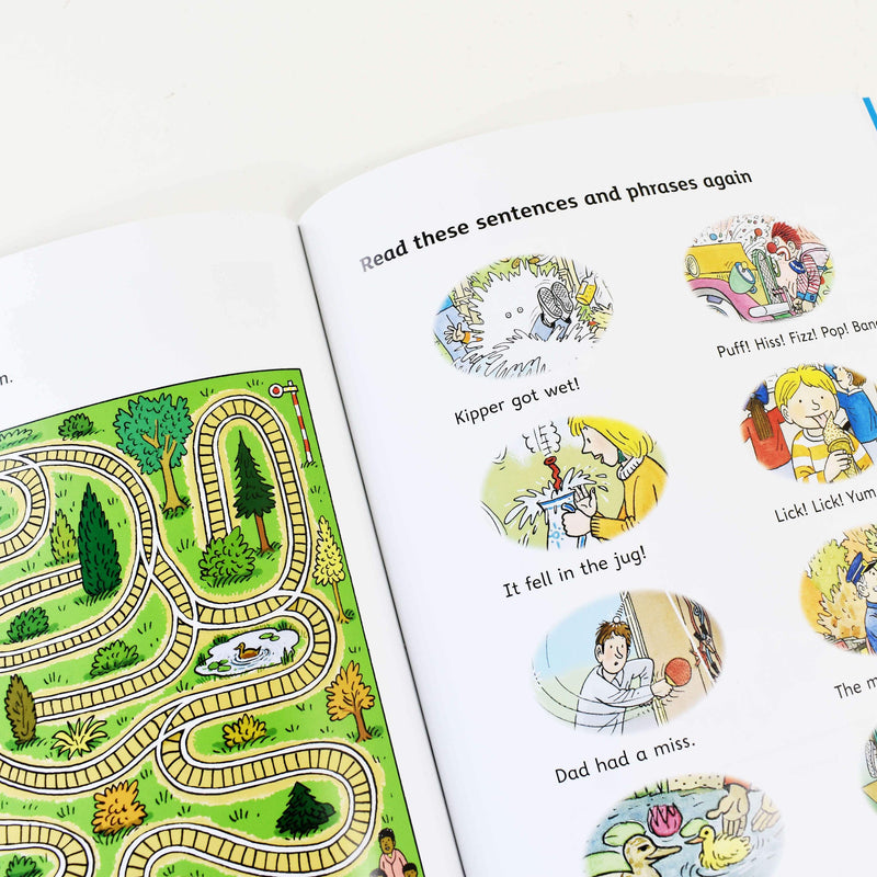 Read With Oxford Phonics Biff Chip And Kipper 4 Books Collection Set- (Stage 1) by Roderick Hunt & Alex Brychta - Ages 3-4 - Paperback 0-5 OUP Oxford