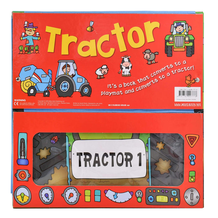 Convertible Tractor By Sarah Parkin - Ages 5-7 - Board Book 5-7 Miles Kelly Publishing