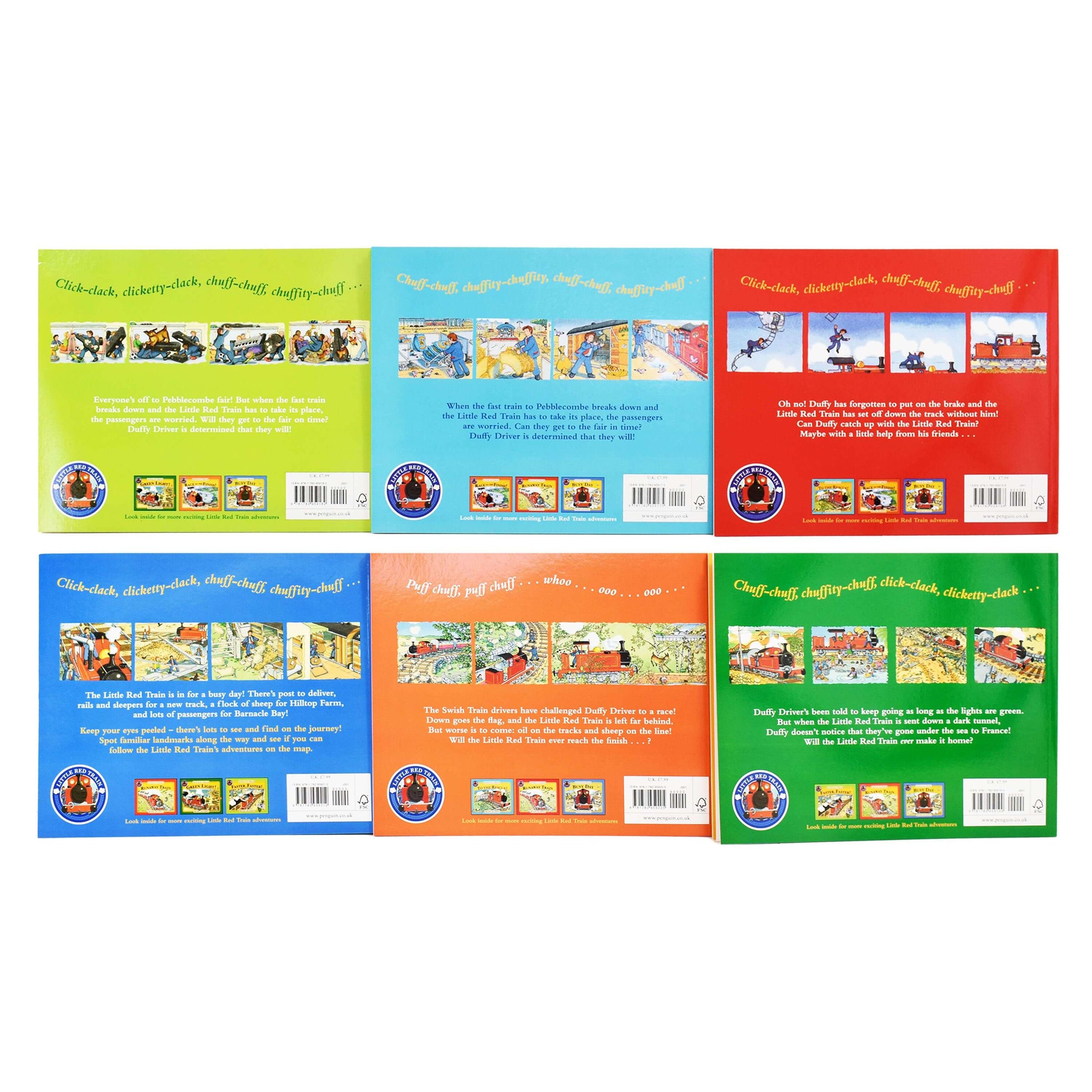 Little Red Train by Benedict Blathwayt 6 Books Set — Books2Door