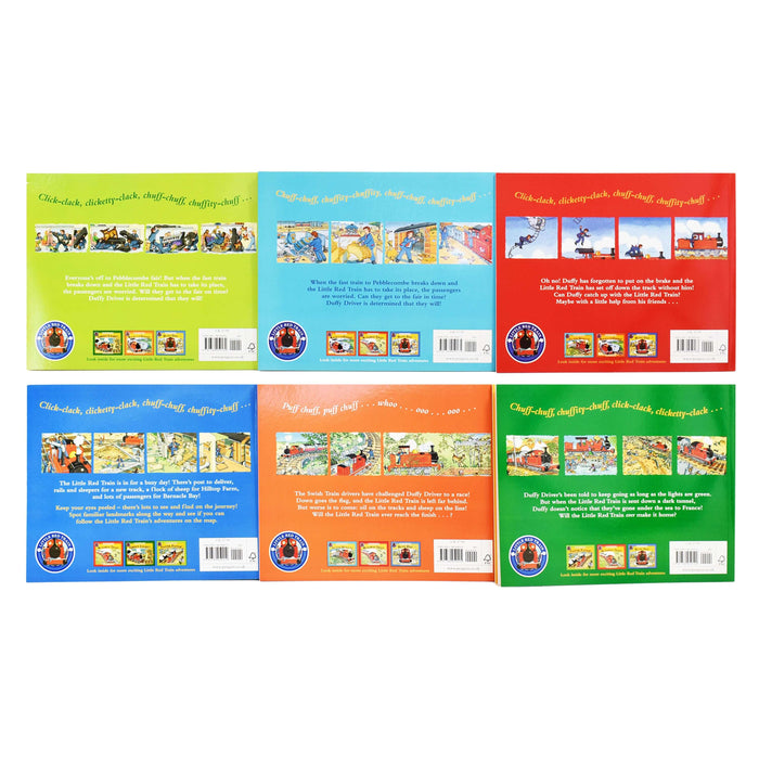 Little Red Train 6 Books Collection By Benedict Blathwayt - Ages 5-7 - Paperback 5-7 Red Fox