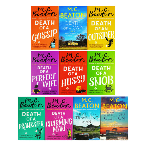 Hamish Macbeth Mysteries Series by M.C. Beaton 10 Books Collection Set (Book 1-10) - Fiction - Paperback Fiction Constable