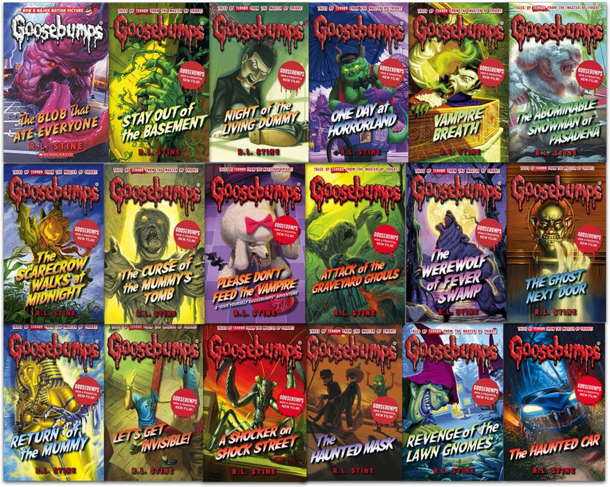 The Classic Goosebumps Series 20 Books Collection Set By R. L. Stine - Ages 9-12 - Paperback 9-14 Scholastic