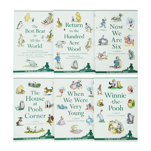 Winnie-The-Pooh The Complete Collection 6 Books Set By A. A. Milne - Ages 7-9 - Paperback 7-9 Egmont