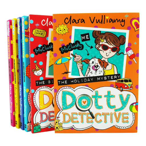 Dotty Detective 6 Books Collection Set By Clara Vulliamy - Ages 7+ - Paperback 7-9 Harper Collins