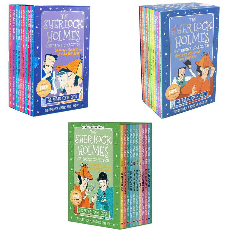 The Sherlock Holmes Children's 30 Books Collection (Series 1,2 &, 3) by Sir Arthur Conan Doyle – Paperback 9-14 Sweet Cherry Publishing