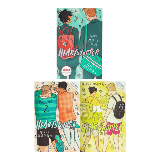 The Heartstopper Collection by Alice Oseman: Books 1-3 Box Set - Ages 12+ - Paperback Graphic Novels Hodder Children’s Books