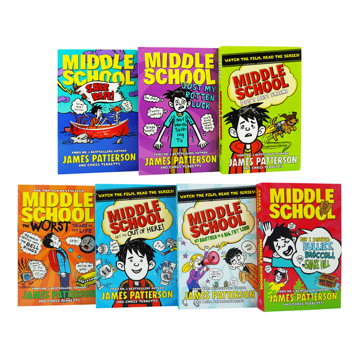 Middle School Series 11 Books Set Collection By James Patterson - Ages 9-14 - Paperback 9-14 Arrow Books