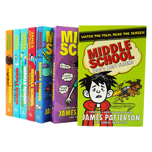Middle School 7 Books Collection Set By James Patterson - Ages 9-14 - — Books2Door Middle School 7 Books Collection Set By James Patterson - Ages 9-14 - — Books2Door