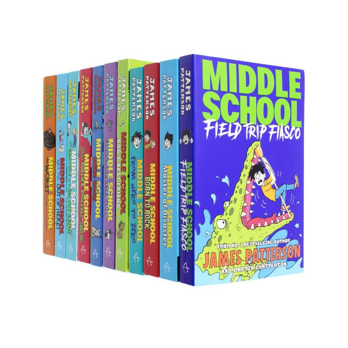 Middle School Series 11 Books Set Collection By James Patterson - Ages 9-14 - Paperback 9-14 Arrow Books