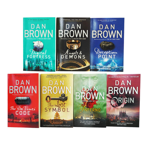 Robert Langdon Series Collection 7 Books Set By Dan Brown - Fiction - Paperback Fiction Corgi Books