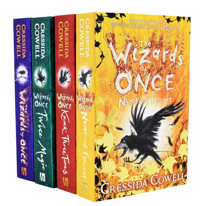 Wizards of Once Series 4 Books Collection Set By Cressida Cowell - Ages 9-14 - Paperback - Cressida Cowell 9-14 Hodder
