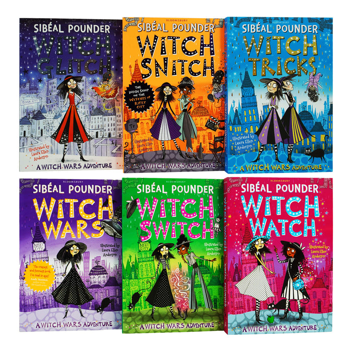 Witch Wars Adventures Series 6 Books Collection Set by Sibeal Pounder - Ages 9-14 - Paperback 9-14 Bloomsbury Publishing PLC