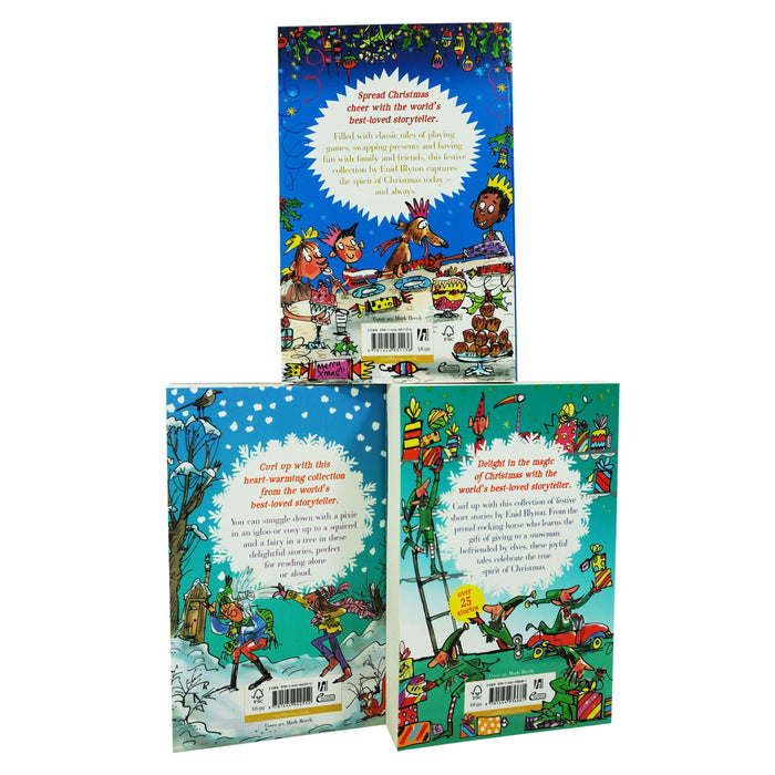 Enid Blyton Christmas 3 Books Collection Set - Ages 7-9 - Paperback 7-9 Hodder
