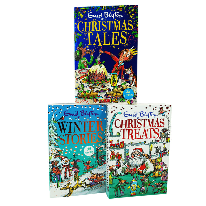 Enid Blyton Christmas 3 Books Collection Set - Ages 7-9 - Paperback 7-9 Hodder