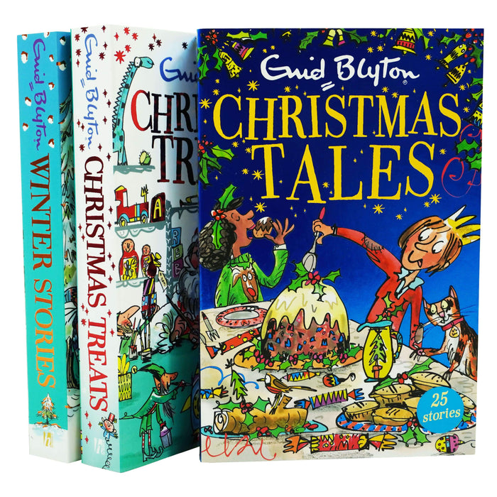 Enid Blyton Christmas 3 Books Collection Set - Ages 7-9 - Paperback 7-9 Hodder