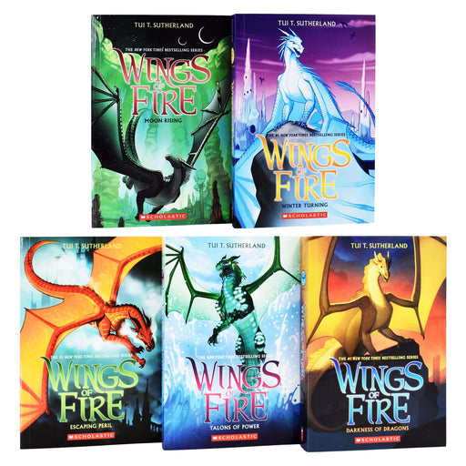 Wings of Fire The Jade Mountain Prophecy 5 Books (6-10) By Tui T. Sutherland - Ages 9-14- Paperback 9-14 Scholastic