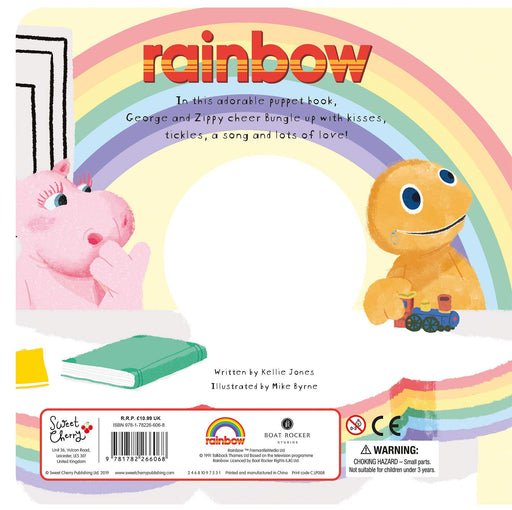 I Love You, Bungle! Cute and cuddly hand puppet book for bedtime reading: Rainbow Hand Puppet Fun By Kellie Jones - Ages 3-5 - Board Books 0-5 Sweet Cherry Publishing