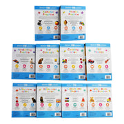 Ready Set Learn 10 Early Learning Wipe Clean Books Colours Shapes Numbers Phonics Handwriting Counting - Ages 5-7 – Paperback 5-7 Make Believe Ideas