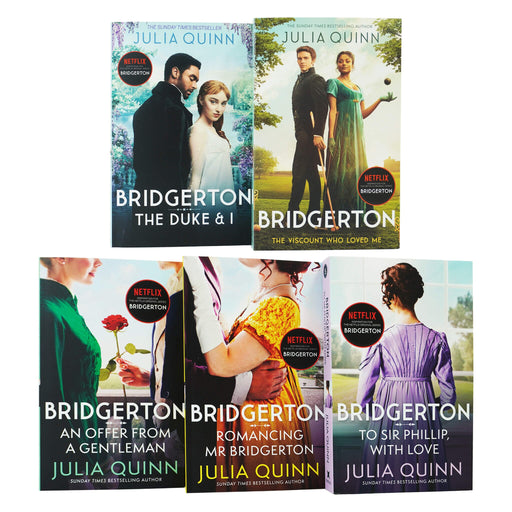 Bridgerton by Julia Quinn: Books 1-5 Collection Set - Fiction - Paperback Fiction Piatkus Books