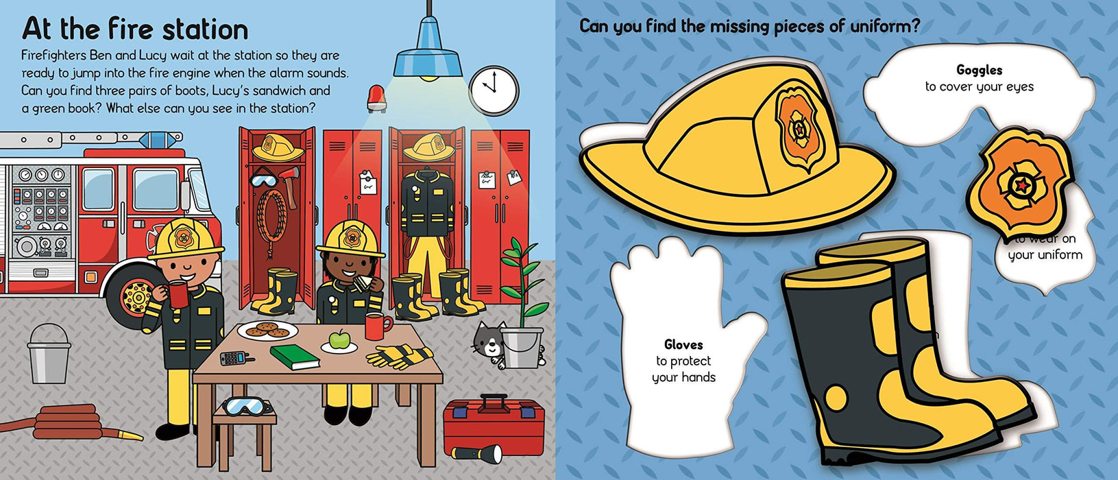 Firefighter Lets Pretend by Priddy Books - Ages 0-5 - Board Book 0-5 Priddy Books
