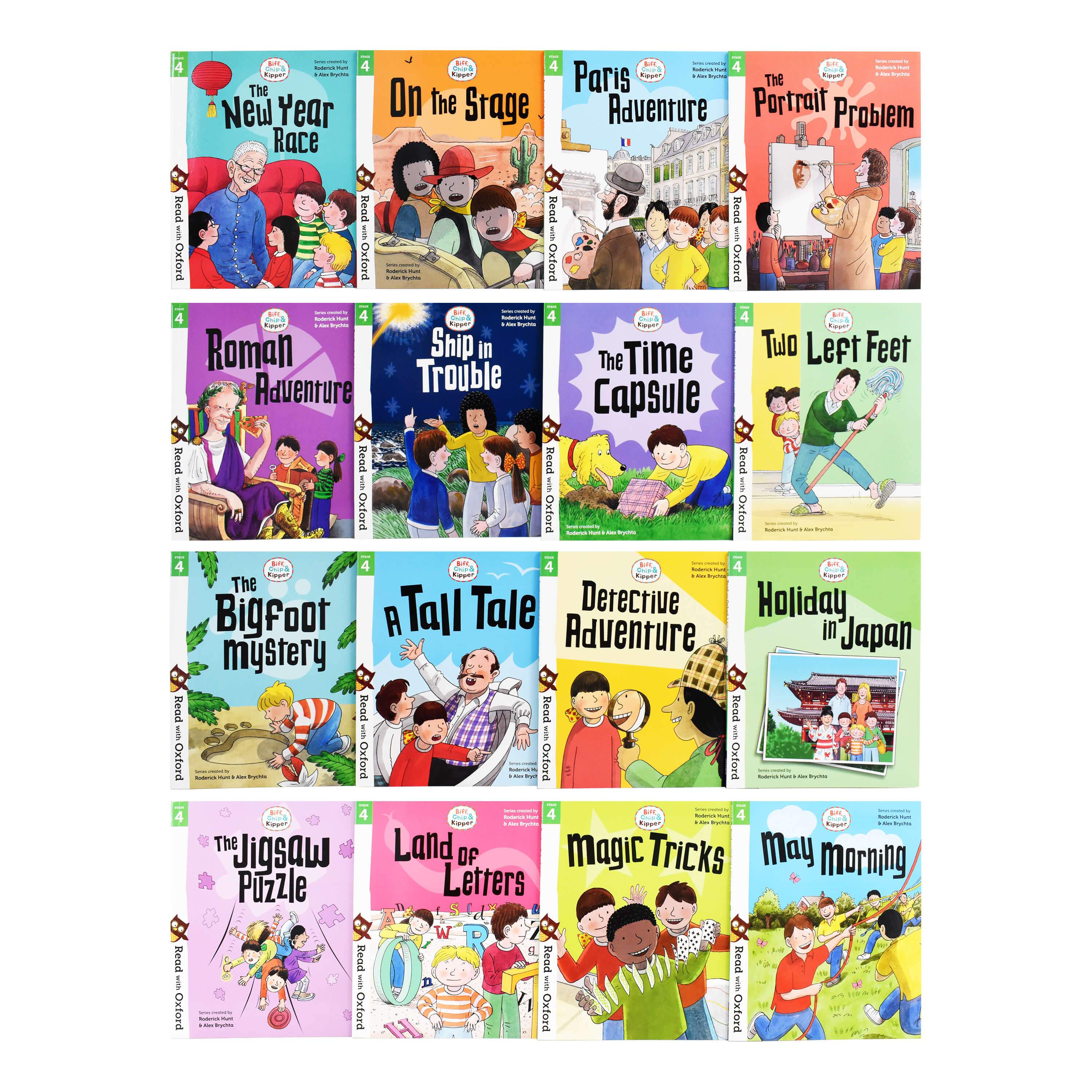 Biff, Chip and Kipper: Read with Oxford Stage 4 16 Books