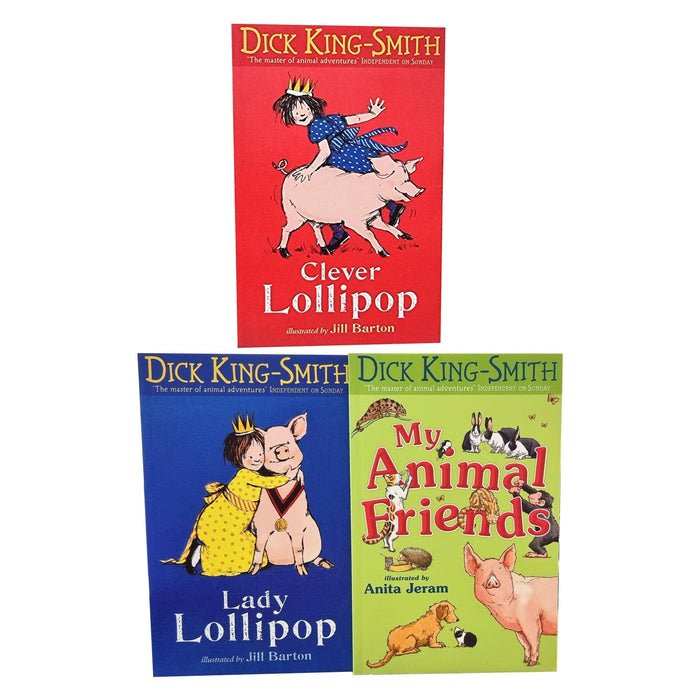 The Master of Animal Adventure 3 Books Set By Dick King-Smith- Age 5-10 - Paperback 5-7 Walker Books