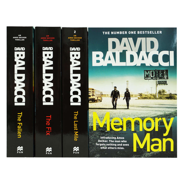 David Baldacci Amos Decker Series 4 Books Collection Set - Ages 18+ - Paperback Fiction Pan Macmillan