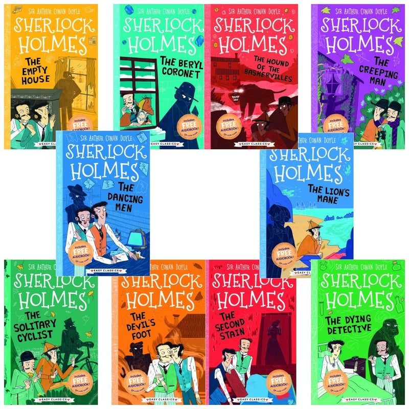 The Sherlock Holmes Children's 30 Books Collection (Series 1,2 &, 3) by Sir Arthur Conan Doyle – Paperback 9-14 Sweet Cherry Publishing