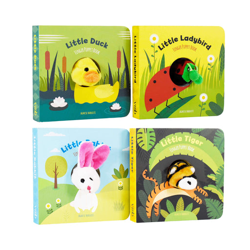Finger Puppet Little Animals 4 Board Books Collection By Agnese Baruzzi - Age 0-5 0-5 VMB Publisher