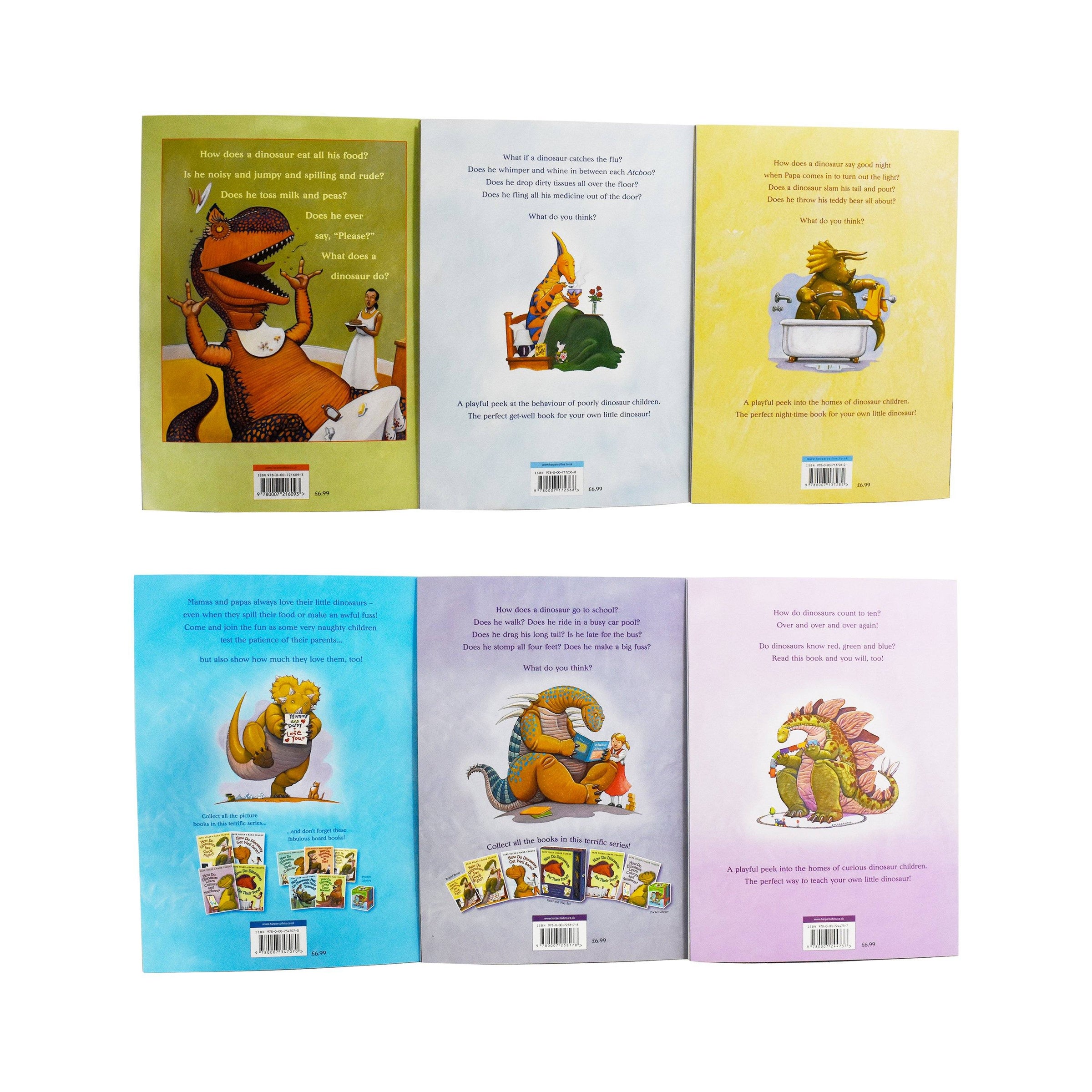 How Do Dinosaurs Learn By Jane Yolen 6 Books Collection Set - Age 0-5 ...