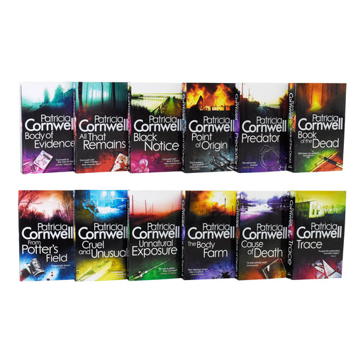 Patricia Cornwell Kay Scarpetta Series 12 Books Set Collection - Paperback - Fiction Young Adult Sphere