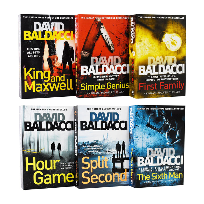 David Baldacci King And Maxwell Thriller 6 Books Collection - Adult - Paperback Young Adult Pan Macmillan