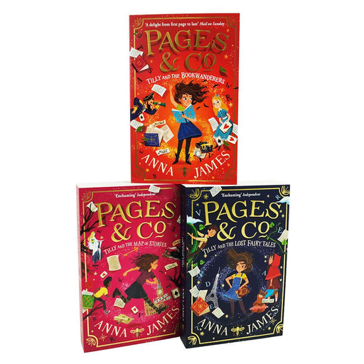 Pages & Co Series 3 Books Collection Box Set by Anna James - Age 9-14 - Paperback 9-14 Harper Collins