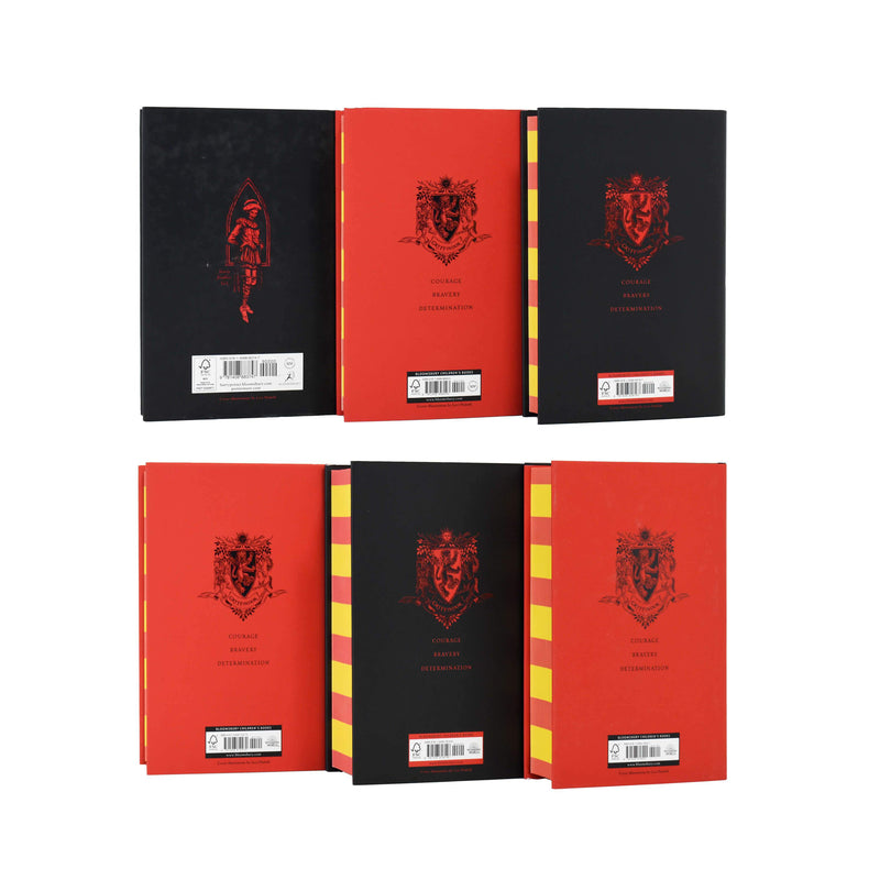 Harry Potter Gryffindor Edition 6 Books Set Collection By J.K Rowling - Young Adult - Hardback Young Adult Bloomsbury Children's Books