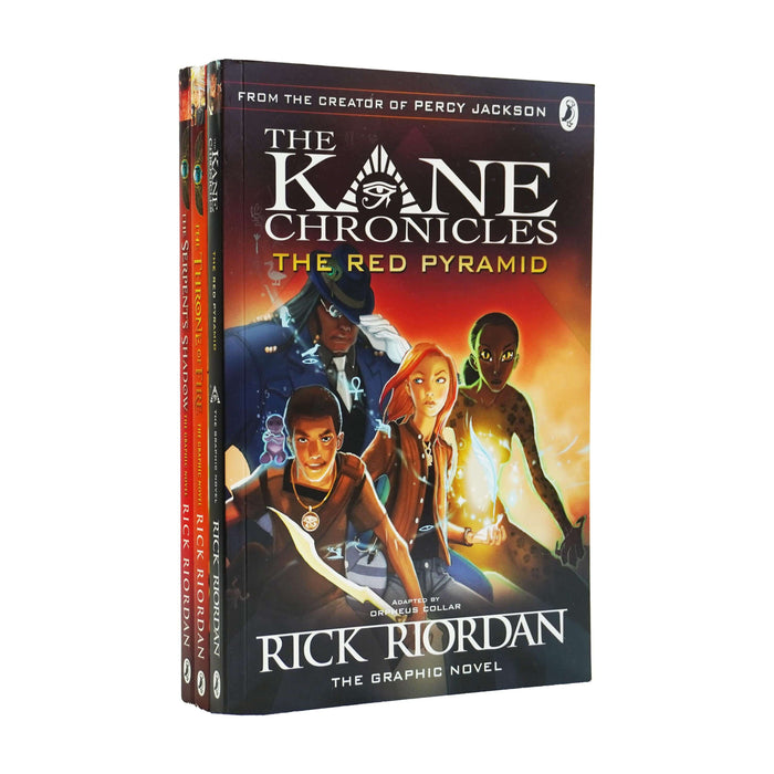 The Kane Chronicles Graphic Novels By Rick Riordan 3 Books Collection ...