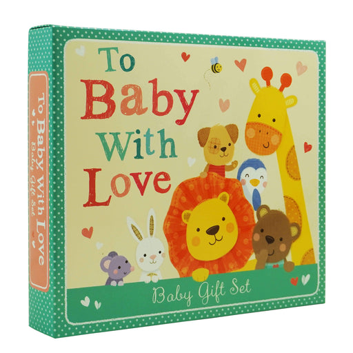 To Baby With Love Baby Gift Set 4 Books Set With 16 Milestone Cards - Ages 0-5 - Board Book/Hardback 0-5 Little Tiger