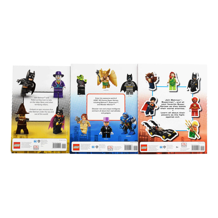 Lego DC Comics Super Heroes Folder Fun include 4 Books - Paperback - Age 7-9 7-9 DK Children
