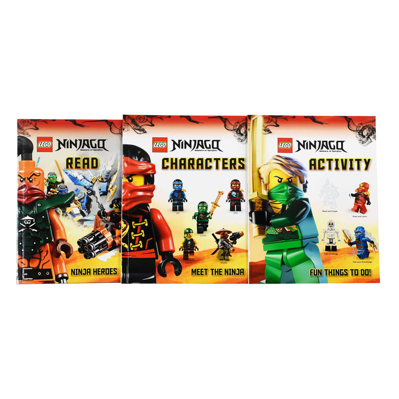 DK Lego Ninjago Folder Fun include 4 Books - Paperback - Age 7-9 7-9 DK Children