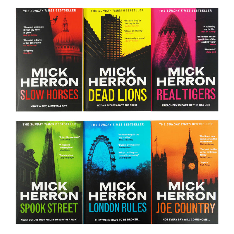 Slough House by Mick Herron: Books 1-6 Collection Set - Fiction - Paperback Fiction Baskerville
